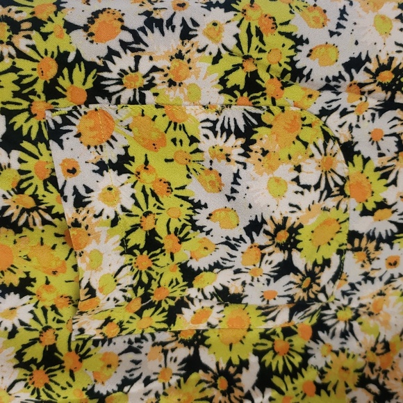 Urban Outfitters Carmen Gold and White Sunflower Hippie Pants - Picture 9 of 13